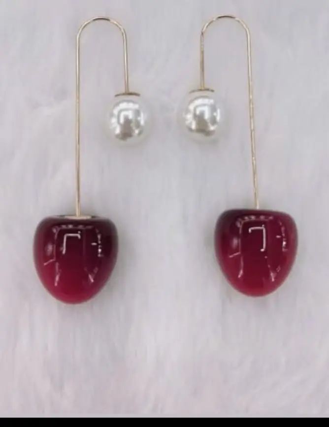 Cherry Dangle earrings.