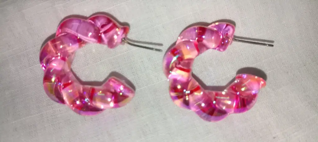 Pink Crystal rings