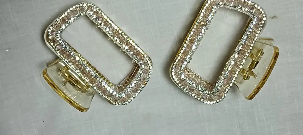 Crystal small pearl Hair clips(1 pair)