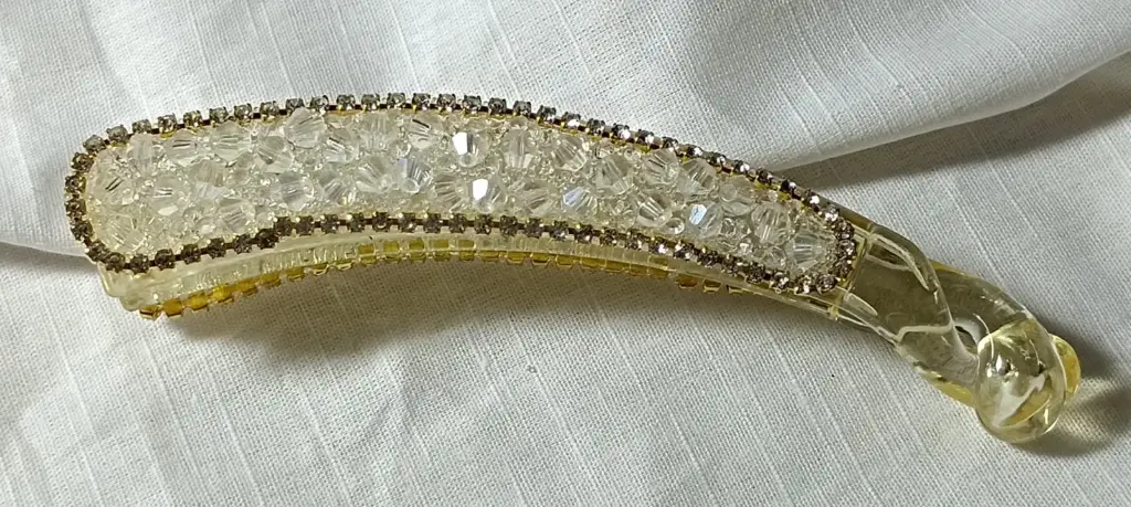  Amber Glitz Floral Hair Claw(Pack of 1)