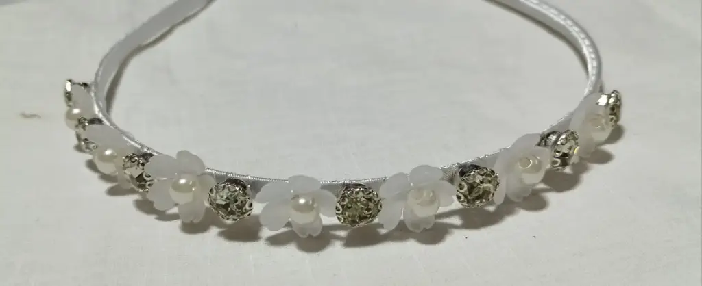 Pearl Bloom Floral Headband