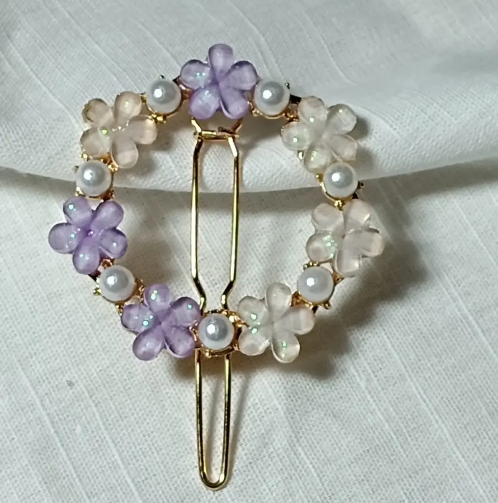 Floral Multicolour Hair pins(pack of 1)