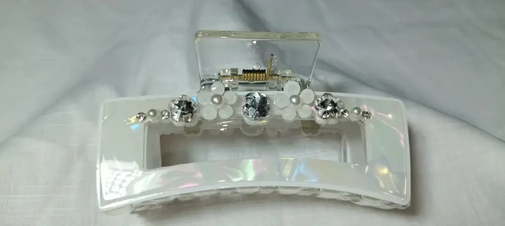 Floral Gem Hair Claw