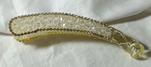  Amber Glitz Floral Hair Claw(Pack of 1)