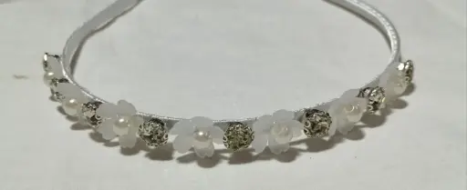 Pearl Bloom Floral Headband