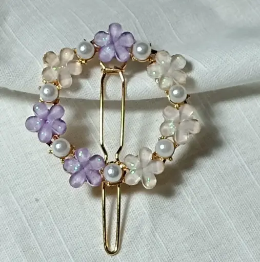 Floral Multicolour Hair pins(pack of 1)