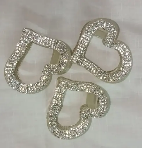 Crystal Heart Hair Claw Clips(pack of 1)