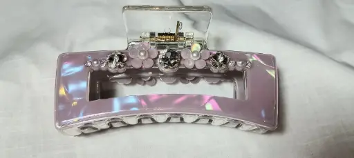 Floral Gem Hair Claw