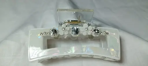 Floral Gem Hair Claw