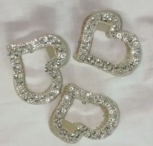 Crystal Heart Hair Claw Clips(pack of 1)